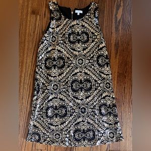 June & Ivy Size L Holiday Sequence Dress